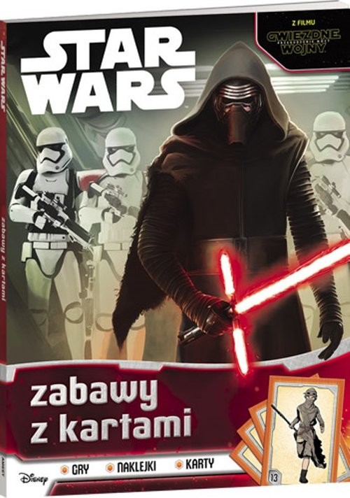 okładka Star Wars Zabawy z kartami książka
