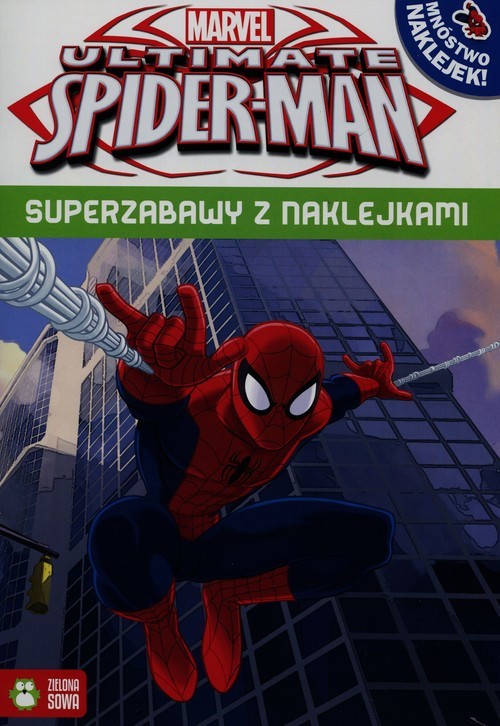 okładka Superzabawy z naklejkami Spider-Man książka