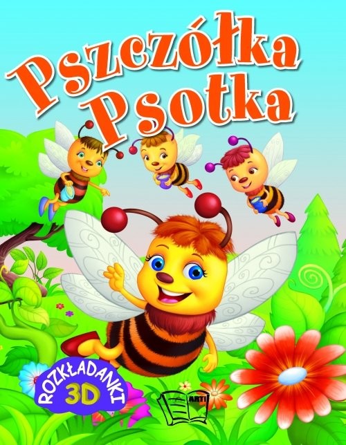 okładka Pszczółka Psotka Rozkładanki 3D książka