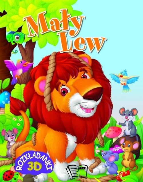 okładka Mały Lew Rozkładanki 3D książka