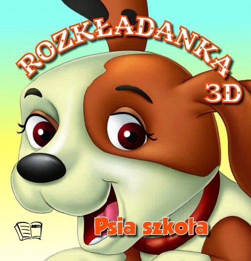 okładka Psia Szkoła Rozkładanki 3D książka