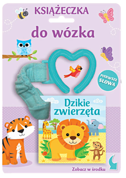 okładka Książeczka do wózka Dzikie zwierzęta książka