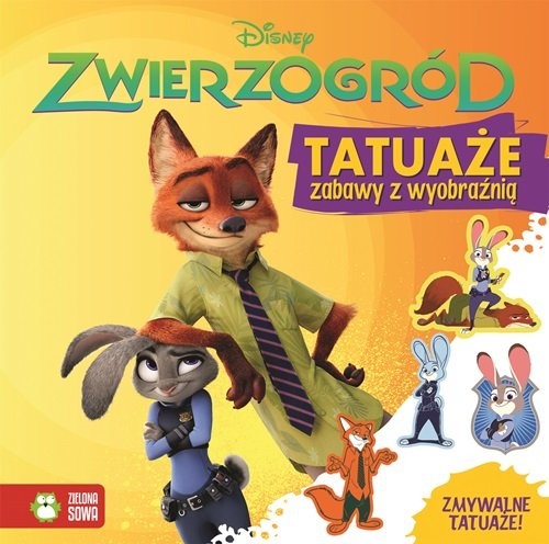 okładka Zwierzogród Tatuaże zabawy z wyobraźnią książka