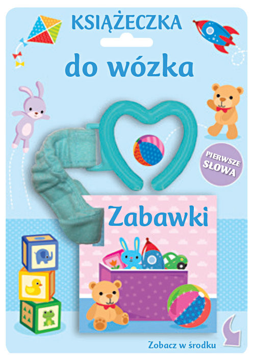okładka Książeczka do wózka Zabawki książka