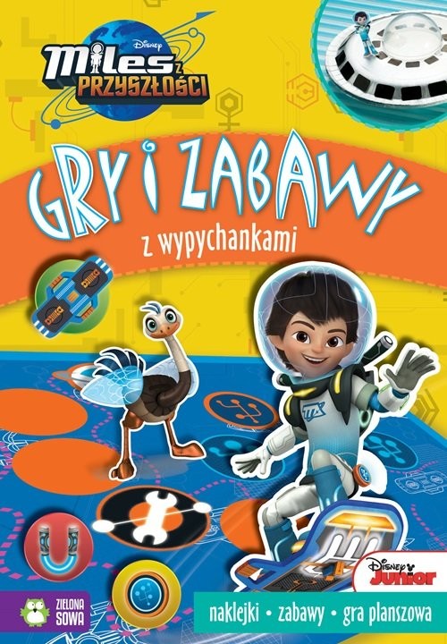 okładka Gry i zabawy z wypychankami Miles z przyszłości książka