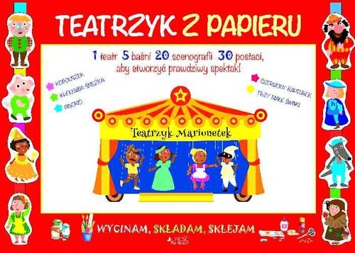 okładka Teatrzyk z papieru książka