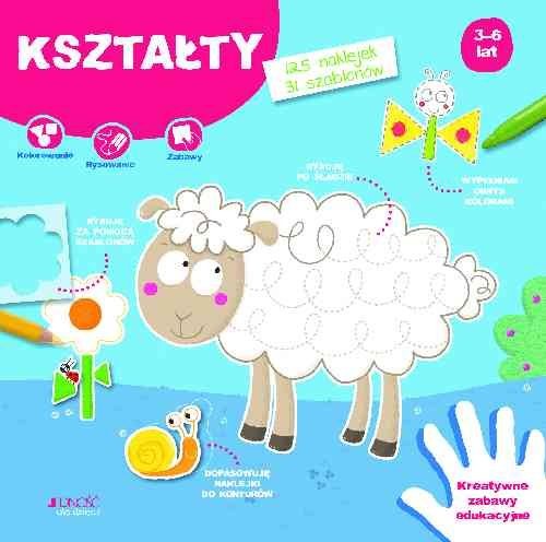 okładka Kształty Kreatywne zabawy edukacyjne książka