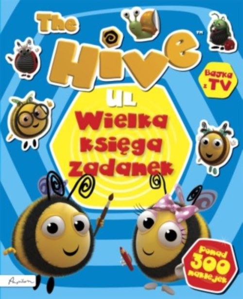 okładka The Hive Ul Wielka księga zadanek Książka z naklejkami i nie tylko książka