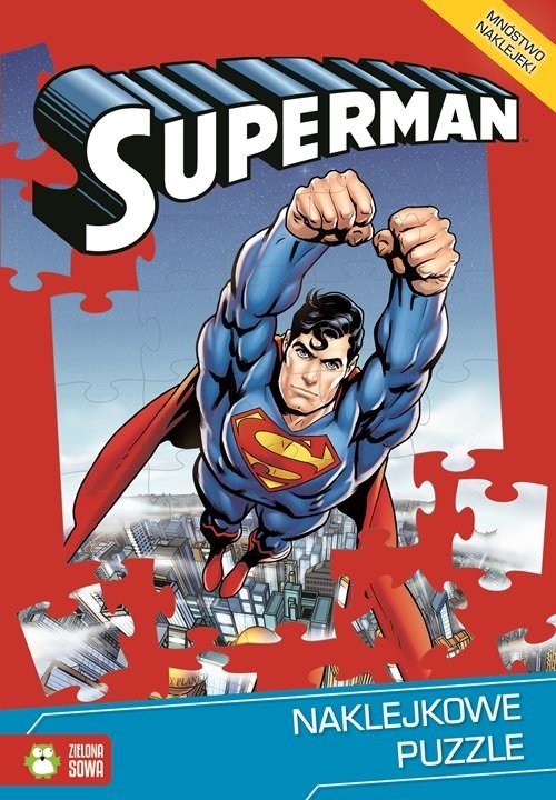 okładka Naklejkowe puzzle. Superman książka
