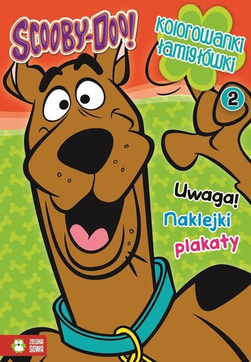 okładka Kolorowanki łamigłówki Część 2 Scooby-Doo książka