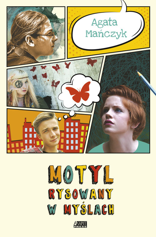 okładka Motyl rysowany w myślach książka | Agata Mańczyk