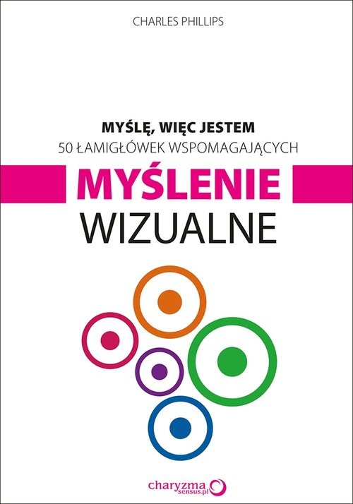 okładka Myślę więc jestem 50 łamigłówek wspomagających myślenie wizualne książka | Charles Phillips