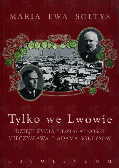 okładka Tylko we Lwowie Dzieje życia i działalności Mieczysława i Adama Sołtysów książka | Maria Ewa Sołtys