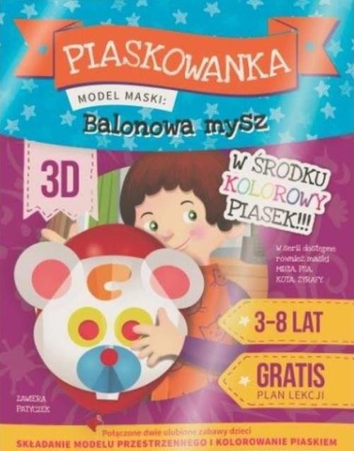 okładka Piaskowanka 3D Balonowa mysz książka