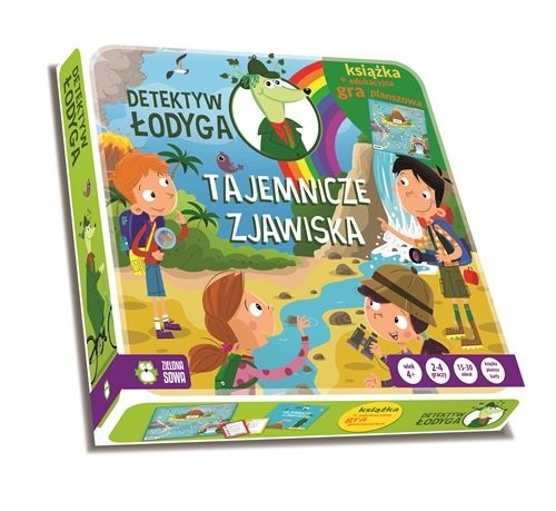 okładka Tajemnicze zjawiska Detektyw Łodyga Książka z grą książka