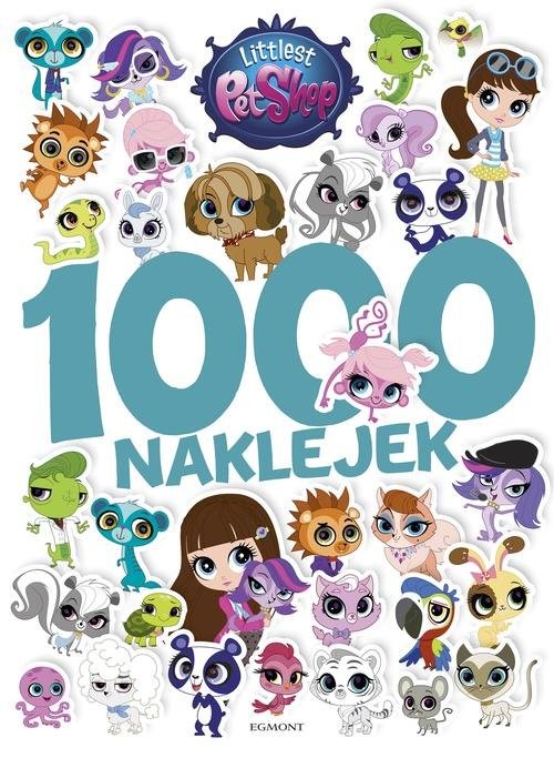 okładka Littlest Pet Shop 1000 naklejek książka