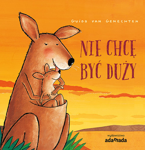 okładka Nie chcę być duży książka | Guido van Genechten
