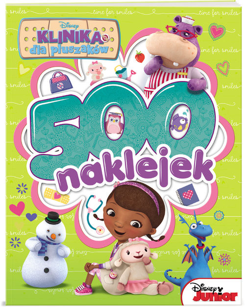 okładka Klinika dla pluszaków 500 naklejek książka