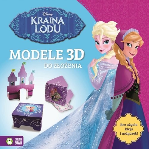 okładka Kraina Lodu Modele 3D do złożenia książka