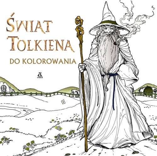 okładka Świat Tolkiena do kolorowania książka