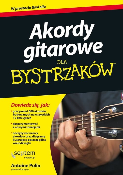 okładka Akordy gitarowe dla bystrzaków książka | Antoine Polin