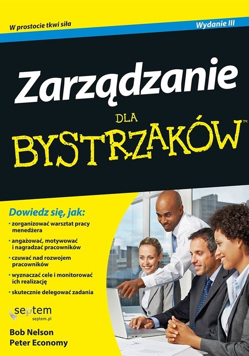 okładka Zarządzanie dla bystrzaków książka | Bob Nelson, Peter Economy