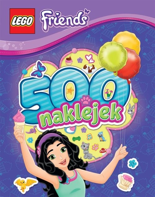 okładka Lego Friends 500 naklejek książka