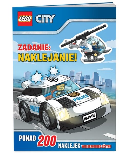 okładka Lego City Zadanie naklejanie książka