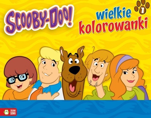 okładka Scooby-Doo Wielkie kolorowanki Część 1 książka