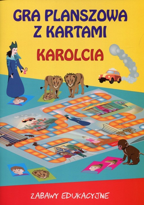 okładka Gra planszowa z kartami Karolcia książka