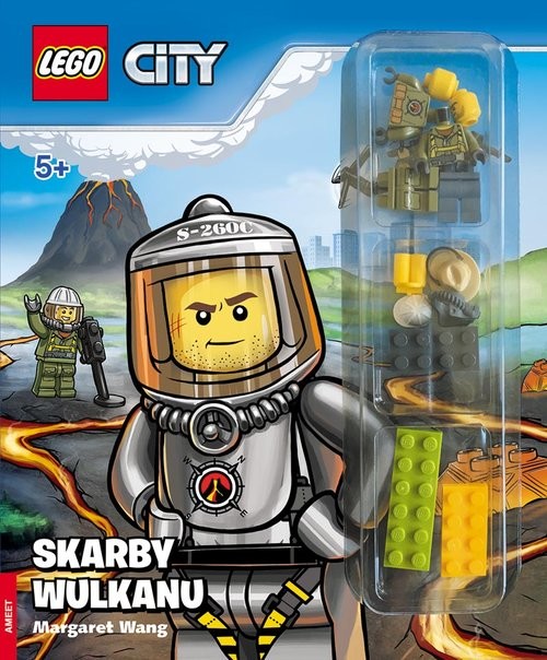 okładka Lego City Skarby wulkanu książka