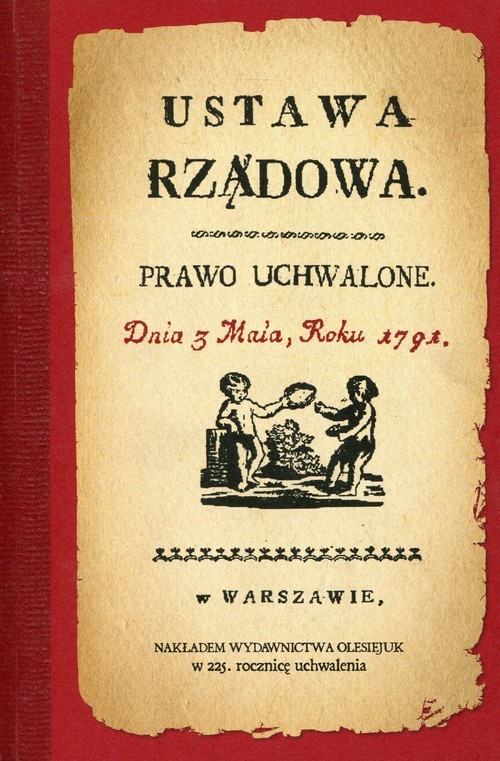 okładka Konstytucja 3 Maja 1791 r. książka