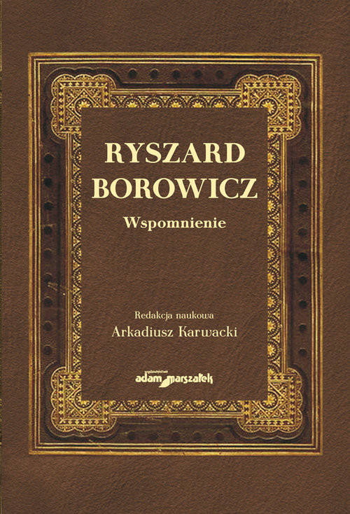 okładka Ryszard Borowicz Wspomnienie książka