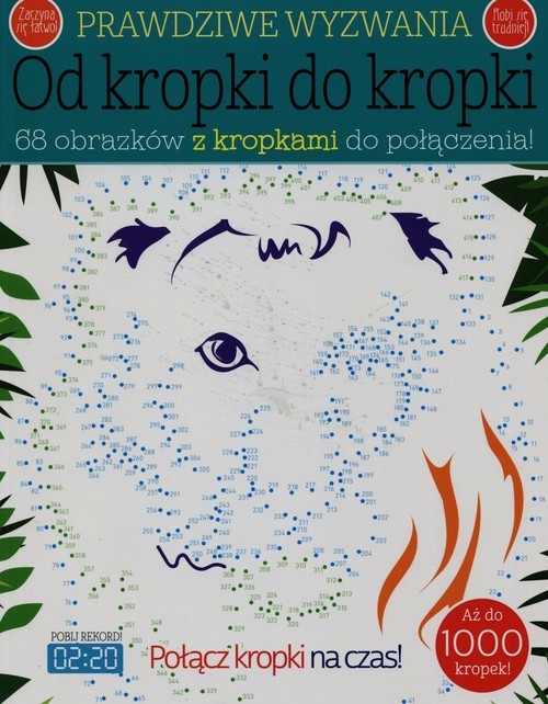 okładka Prawdziwe wyzwania Od kropki do kropki 68 obrazków z kropkami do połączenia książka | Maria Neradova, Andrea Ebert