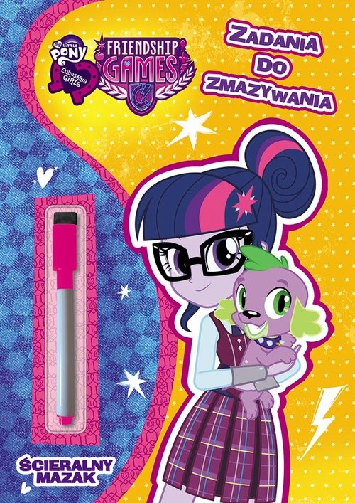 okładka Equestria Girls Zadania do zmazywania książka
