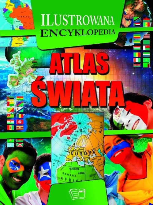 okładka Atlas świata Ilustrowana encyklopedia książka