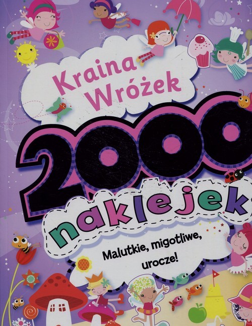 okładka Kraina Wróżek 2000 naklejek książka