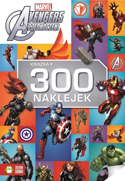 okładka Avengers 300 naklejek książka