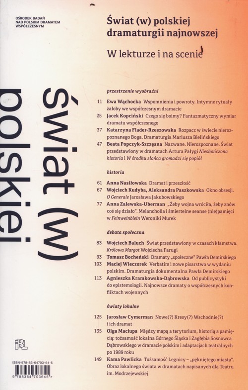 okładka Świat w polskiej dramaturgii najnowszej W radiu. W lekturze i na scenie książka