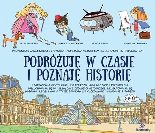 okładka Podróżuję w czasie i poznaję historię Pakiet książka | Anne Kersaint