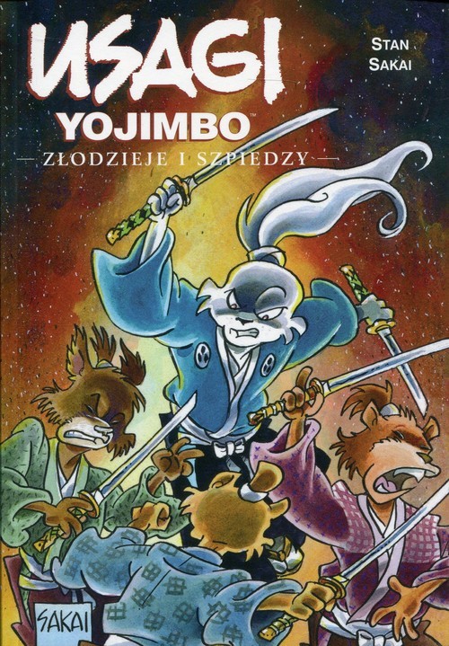 okładka Usagi Yojimbo 25 Złodzieje i szpiedzy książka | Sakai Stan