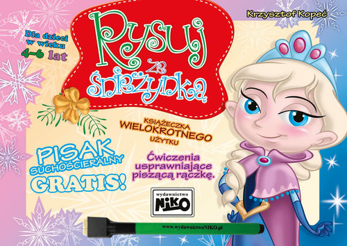 okładka Rysuj ze śnieżynką książka | Kopeć Krzysztof