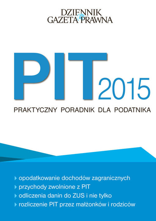 okładka PIT 2015 Praktyczny poradnik dla podatnika książka