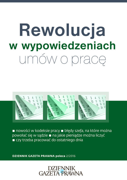 okładka Rewolucja w wypowiedzeniach umów o pracę książka