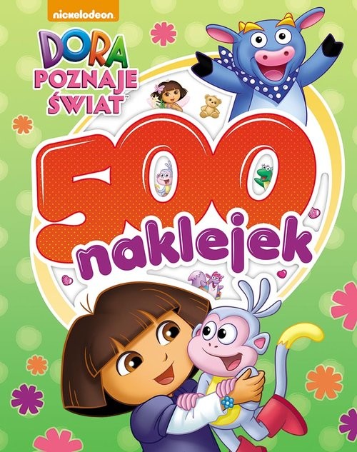 okładka Dora poznaje świat. 500 naklejek książka