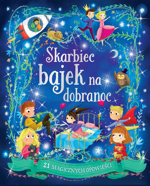 okładka Skarbiec bajek na dobranoc książka