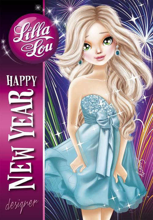 okładka Lilla Lou Happy New Year książka