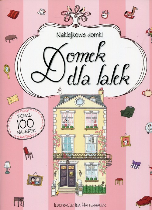 okładka Naklejkowe domki Domek dla lalek książka