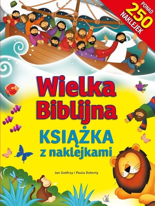 okładka Wielka Biblijna książka z naklejkami książka | Jan Godfrey, Paula Doherty