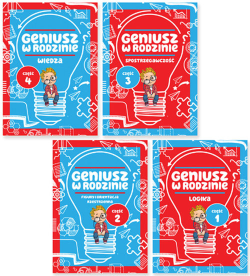 okładka Geniusz w rodzinie Pakiet ( części 1-4 ) książka | Iwona Baturo